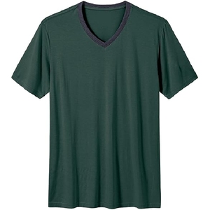 2025 Custom Men's Summer Breathable Casual Embroidered <b>Knitted</b> T-shirts 2-Piece <b>Set</b> - Product Image 2