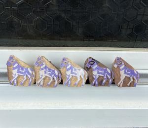 Impresiones de Bloques de Madera de Teca Talladas a Mano con Diseño de Caballo |   Diseños con Motivos de Caballos |   Herramientas de Impresión Textil en Bloque - Product Image 2