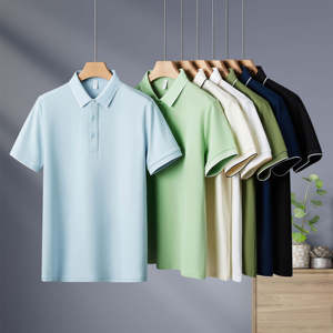 เสื้อโปโลผู้ชายขายส่ง ผู้ผลิต OEM ผู้จัดจำหน่าย ผ้าฝ้ายผสมอีลาสเทน 190 GSM รับผลิตแบรนด์ส่วนตัว ผลิตจำนวนมาก - Product Image 5