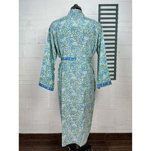 Patola Doux Soie กิโมโนโบฮีเมียนสำหรับผู้ชายชุดคลุมชายหาด - Product Image 5