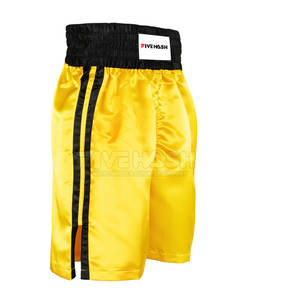 กางเกงชกมวยไทยและมวยสากลเอวยางยืด รุ่น Pro Training ออกแบบได้ตามต้องการ - Product Image 1