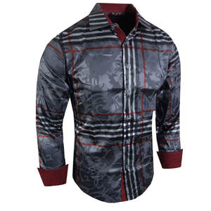 เสื้อเชิ้ตแขนยาวมีกระดุมสำหรับผู้ชายเข้ารูปมีกระดุมสำหรับผู้ชายเสื้อมีกระดุมดีไซน์ล่าสุดทำจากประเทศปากีสถาน - Product Image 6