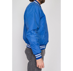 Men's Winter Casual Baseball Plus Letterman <b>Varsity</b> <b>Jacket</b> Stand Collar Embroidered Design Breathable Quick Dry Woolen Fabric - Product Image 6