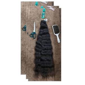 100% faisceaux de cheveux humains de couleur naturelle extensions de cheveux humains de couleur naturelle - Product Image 1