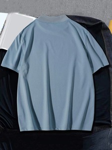 Camiseta de Gran Tamaño para Hombre, Estilo Urbano, 100% Algodón, Transpirable, de Alta Calidad, Informal - Product Image 3