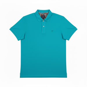 เสื้อโปโลผ้าฝ้าย100พรีเมี่ยมสำหรับผู้ชายเสื้อโปโลกอล์ฟแขนสั้นระบายอากาศพร้อมปักโลโก้ผู้ผลิต - Product Image 1