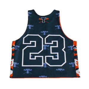 Camiseta de fútbol personalizada para hombre y mujer, uniforme de lacrosse Reversible de campo, pantalones cortos Penny - Product Image 3