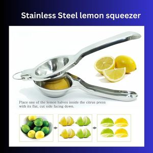 ที่คั้นน้ำมะนาวสแตนเลสแบบง่ายด้วยมือคั้นน้ำผลไม้ส้มผักผลไม้เป็นมิตรต่อสิ่งแวดล้อม - Product Image 5
