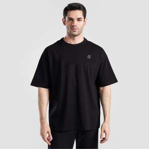 T-shirt graphique Deadlift Warrior en jersey respirant noir 240 g/m² avec impression sérigraphique et caractéristiques compressées - Product Image 2