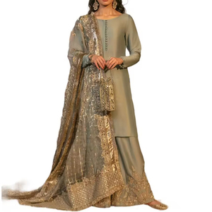 Buy In Bulk Ladies Readymade Fancy Dress Breathable Georgette Material |  Alibaba.com