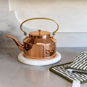 Authentique bouilloire à thé en cuivre origine indienne poignée artistique avec pot à thé Vintage bouilloire à thé en cuivre prix de gros - Product Image 1