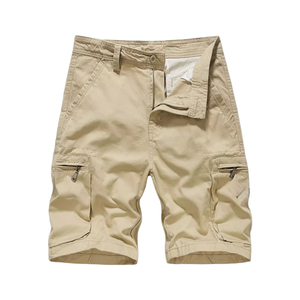 Shorts cargo décontractés pour hommes respirants, taille mi-haute, couleurs personnalisables, polyester/coton, écologiques, séchage rapide - Product Image 3