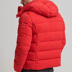 Transpirable Material personalizado Logo Hombres Chaqueta acolchada de alta calidad Hombres Chaqueta acolchada en color naranja sólido - Product Image 2