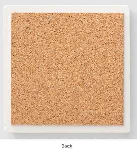 Juego de Posavasos de Piedra de Mármol con Diseño de Flores Silvestres Estilo Boho, Decoración Natural para Mesa - Product Image 3