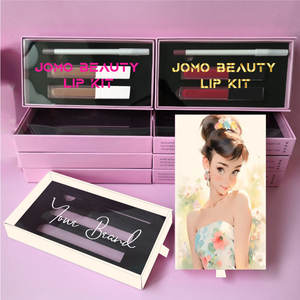 3in1リキッドリップスティックとリップライナーセット長持ちするマットリップグロスとリップライナーペンシルセットボックスプライベートロゴビーガンコスメティックキット - Product Image 2