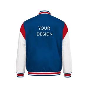 Chaqueta Varsity Ligera de Invierno para Hombre, Estilo Patchwork, Resistente al Viento, a la Moda, Precio de Mayoreo - Product Image 4