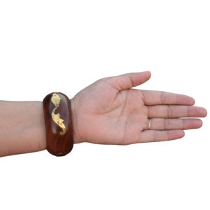 Pulseras de Madera y Latón Clásicas Ecológicas de Diseño Personalizado para Mujer, Color Personalizado, Regalo de Aniversario - Product Image 3