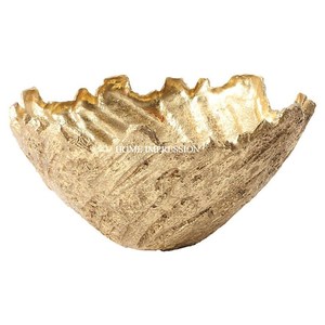 Vente en gros de bol de service alimentaire pour décoration de table dernier design bol de service alimentaire en laiton plaqué or antique pour l'approvisionnement - Product Image 4