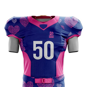 Uniforme de football américain imprimé, respirant et léger, service OEM, prix abordable, 100 % polyester, durable, séchage rapide, best-seller - Product Image 4