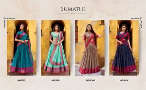 Lahenga choli dupatta chenderi ด้ายทำงาน vishnu K ออกแบบเสื้อถักแขนสั้น - Product Image 6