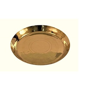 Design Bhojan <span class=keywords><strong>Thal</strong></span> tradizionale indiano con Design di finitura dorato Design esclusivo - Product Image 5