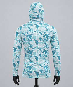 Chemise de pêche camouflage pour garçons, protection UV UPF 50, respirante, séchage rapide, imprimé numérique, Spandex/Polyester, vêtements de performance pour l'extérieur - Product Image 3