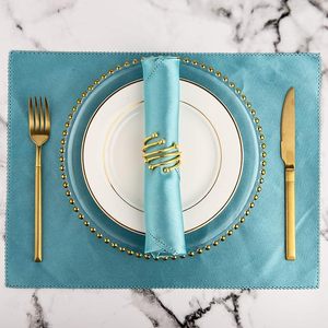 Servilletero de metal dorado para agregar un toque romántico a las cenas, decoración de mesa perfecta de alta calidad, impresiona a tus invitados - Product Image 4