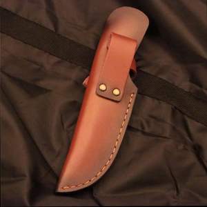 Gaine de couteau ceinture en cuir PU couverture de couteau pochette de couteau droite pour la chasse au camping - Product Image 6
