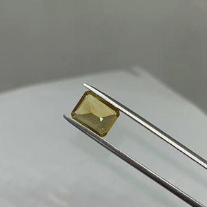 พลอยซิทรินธรรมชาติ ทรงแปดเหลี่ยม ขนาด 12x10 มม. คุณภาพดีที่สุด สำหรับทำเครื่องประดับ - Product Image 1