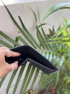 Portefeuille en cuir de vachette marron pour hommes, longue fermeture à glissière, doublure en nylon RFID usiné à la main, porte-monnaie à la mode, cadeau pour nouvel arrivage - Product Image 6