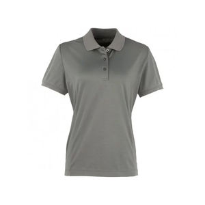 Polo de cuello redondo a rayas de colores contrastantes para mujer con estampado de logotipo personalizado, camisetas suaves de algodón, Polo de rugby a la moda para mujer - Product Image 4