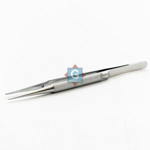 Pince à épiler de microchirurgie manuelle en acier inoxydable certifiée CE disponible en différentes tailles - Product Image 6