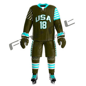 OEM Custom Durable Cotton Ice Hockey Jerseys <b>Team</b> Uniforms & Sportswear Digital Printing Wholesale - Product Image 1
