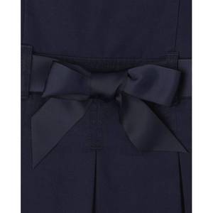 Suéter TIDAL con Cuello Redondo para Niñas Pequeñas, Uniforme Escolar Informal, Manga Corta, Cierre Trasero, Verano, Algodón y Poliéster - Product Image 3