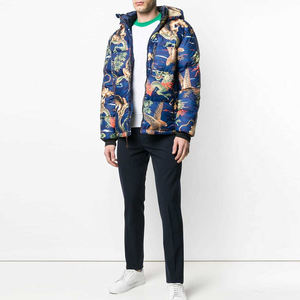 Chaqueta de invierno de plumón para hombre, ropa de calle, novedad de 2025, prendas de vestir de invierno personalizadas para hombre, chaqueta acolchada con capucha - Product Image 3