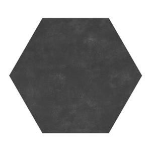 Carreaux de mosaïque hexagonaux en porcelaine Fullbody de 198mm Carreaux de sol muraux en charbon de bois de luxe de 8 pouces pour hôtels villas en plein air - Product Image 1