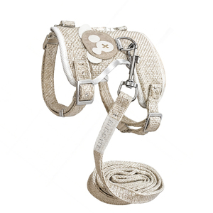 Set Guinzaglio e Pettorina per Gatti con Dettaglio Orsetto Kawaii, Stile Semplice e Lussuoso, Traspirante in Nylon e Poliestere, Taglie M-XL - Product Image 4