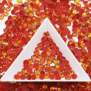 WHATSTONE Mocha Opal Deep Siam Color Crystal Flat Back Glass Rhinestones para diseño <span class=keywords><strong>de</strong></span> Bikini - Product Image 3