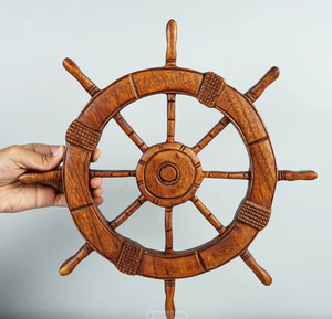 Trendy <b>Ship</b> Steering <b>Wheel</b> Decoration, <b>Ship</b> <b>Wheel</b> Wall Hanging Best Nautical <b>Ship</b> <b>Wheel</b> Handmade Decor - Product Image 1