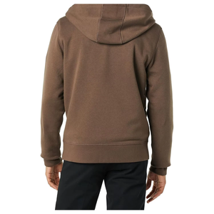 Sudadera con capucha para hombre, transpirable, cómoda, de gramaje pesado, con cremallera completa, logotipo bordado personalizado, alta calidad, 100% algodón polar, para otoño - Product Image 5