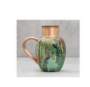 Precio de fábrica directo Material de cobre Tetera hecha a mano Tetera y tetera Jarra de riego con tamaño personalizado Venta caliente a precio barato - Product Image 5