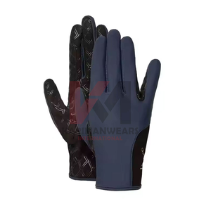Nouvelle conception, vente chaude, gants d'équitation antidérapants, respirants, durables, derniers gants d'équitation sur mesure pour hommes et femmes - Product Image 1