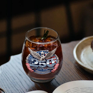 Vaso <span class=keywords><strong>de</strong></span> Vino sin Tallo <span class=keywords><strong>de</strong></span> 12 oz, Irrompible, <span class=keywords><strong>de</strong></span> Grado Alimenticio, con la Bandera <span class=keywords><strong>de</strong></span> EE. UU. para el 250 Aniversario del Día <span class=keywords><strong>de</strong></span> la Independencia Americana, OEM/ODM - Product Image 6