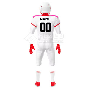 Ensemble d'uniformes de football américain confortable, à bas prix, respirant, professionnel, de haute qualité, léger, à manches courtes pour adultes - Product Image 3