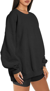 Sweat-shirt sur mesure grande taille en coton et polyester, best-seller, style unique pour femmes, vente chaude, sweat-shirt décontracté pour femmes - Product Image 6