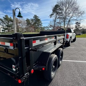 Best Small ATV <b>Trailer</b> Multi-Purpose Metal Dump Pull Design Small <b>Tractor</b> Tipping Mini Excavator Tipping 1500kg Load TILT Price - Product Image 5
