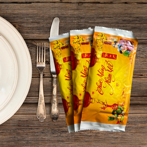 Ventas calientes del fabricante de Vietnam Toallitas húmedas hipoalergénicas para viajes convenientes Toallitas de limpieza de un solo paquete después de comer - Product Image 1