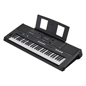 Clavier numérique portable pour PSR-E483, 61 touches, 64 polyphonies, haut-parleurs intégrés, connectivité USB, batterie rechargeable - Product Image 2