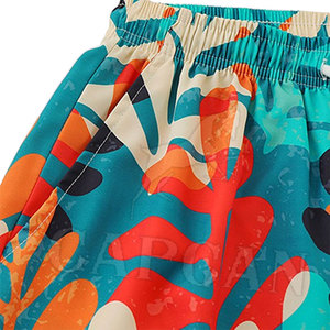 Shorts en coton imprimé pour homme, style streetwear, best-seller, avec poches latérales, respirants, séchage rapide, prix personnalisable - Product Image 3