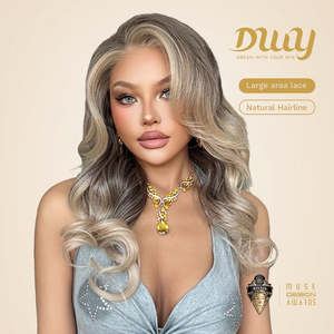 Lacey-DWY for Ombre <b>Blonde</b> Curly <b>Wig</b> with 13x6 Transparent Lace Front Filter Lace Fronted <b>Wigs</b> - Product Image 3